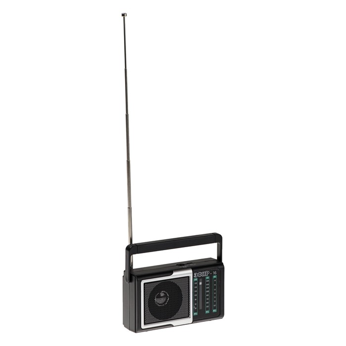 Радиоприёмник "Эфир 16", УКВ 64-108 МГц, 500 мАч, чёрный
