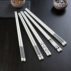 Палочки для суши «Геометрия», набор 10 шт., 24.5 см, керамика - Фото 2