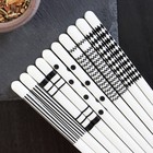 Палочки для суши «Геометрия», набор 10 шт., 24.5 см, керамика - Фото 4