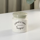 Набор сервировочный «Домик в деревне», 2 предмета: банка для сахара 300 мл, молочник 300 мл, керамические, цвет белый - Фото 5