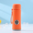 Бутылка для воды стеклянная «Успех», 500 мл, 7,2×21 см, цвет оранжевый - фото 4388646