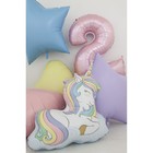 Шар фольгированный 40" «Цифра 2», цвет розовый, инд. упаковка - фото 25566095