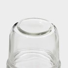 Банка для сыпучих Доляна «Сильвер», 280 мл, 8.7×8.4 см, с металлической крышкой, стекло, прозрачная - Фото 5