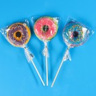 Карамель леденцовая «Пончик» на палочке, 30 г - Фото 3