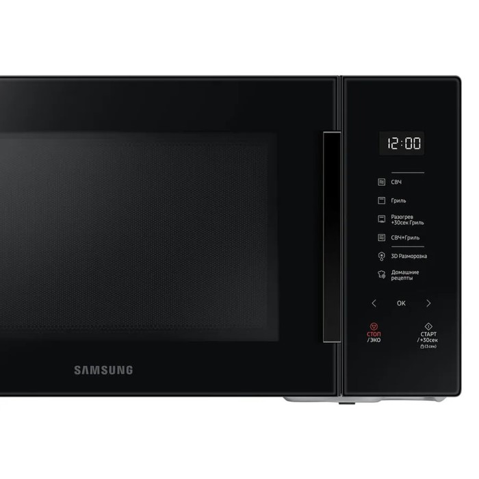 Микроволновая печь Samsung MG30T5018AK/BW, 30 л, 900 Вт, чёрная - фото 51341883