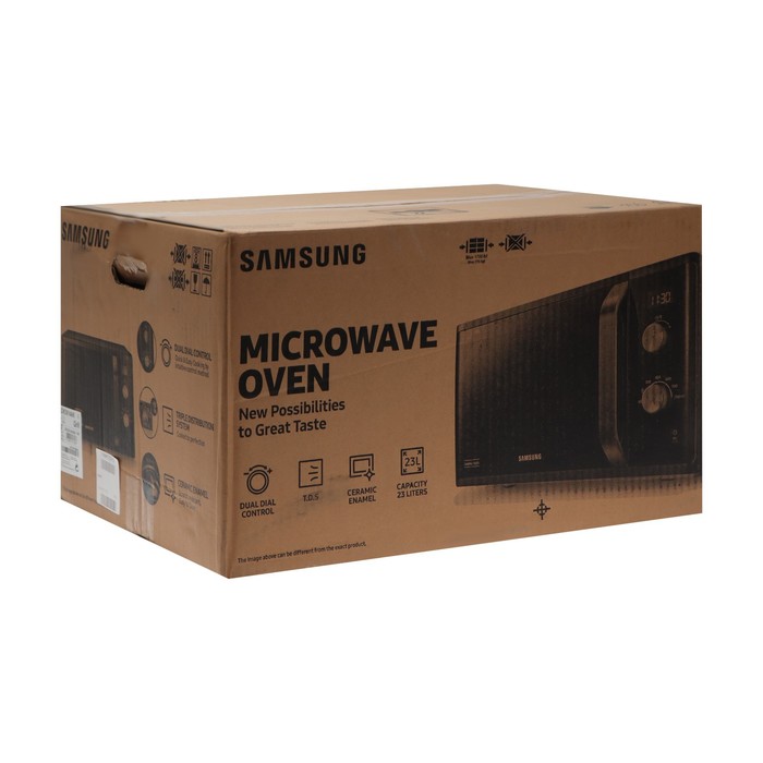 Микроволновая печь Samsung MG23K3614AK/BA 23 л, 800 Вт, чёрная - фото 51343404