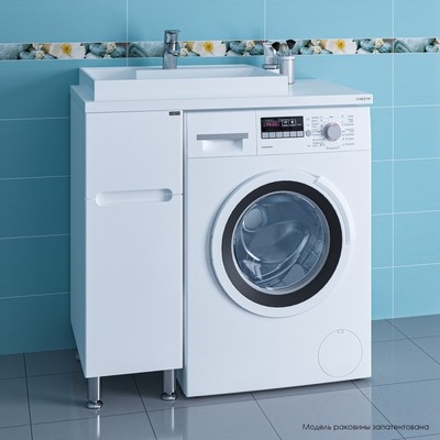 Тумба напольная «СаНта», под раковину «СаНта. Лондон 29», 2 ящика, цвет белый