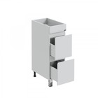 Тумба напольная «СаНта», под раковину «СаНта. Марс 29», 2 ящика, цвет белый - Фото 2