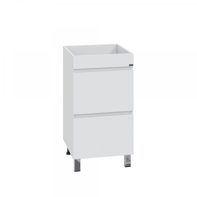 Тумба напольная «СаНта», под раковину СаНта «Марс 48» 2 ящик, цвет белый