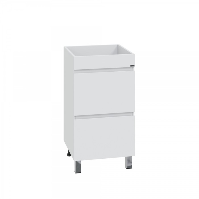 Тумба напольная «СаНта», под раковину СаНта «Марс 48» 2 ящик, цвет белый - Фото 1