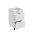 Тумба напольная «СаНта», под раковину СаНта «Марс 48» 2 ящик, цвет белый - Фото 2