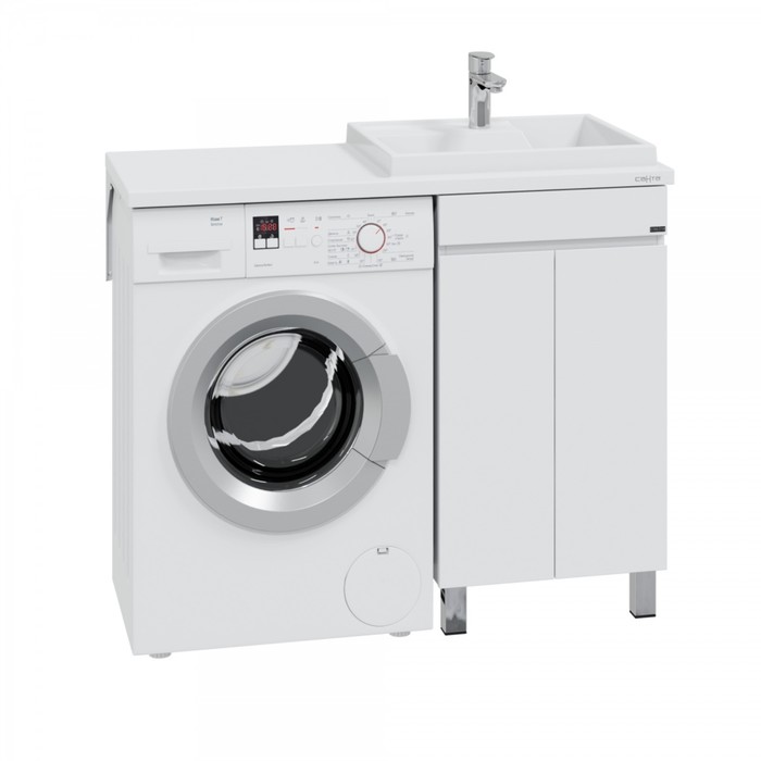 Тумба напольная «СаНта», под раковину СаНта «Марс 48», 2 двери, цвет белый