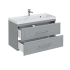 Тумба СаНта «Венера 100» дуб серый, подвесная с раковиной «Classic 100»  (артикул 10014155)  большой выбор товаров оптом и в розницу по низким ценам с доставкой