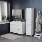 Тумба напольная «СаНта. Лондон 120», с раковиной «Сириус 120», 2 ящика, цвет белый - Фото 4