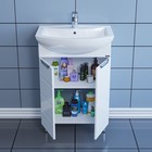 Тумба напольная «СаНта. Родос 60», с раковиной «Грация 60», цвет белый 10014189