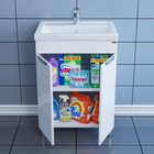 Тумба напольная «СаНта. Родос 60», с раковиной «Фостер 60», цвет белый - Фото 2