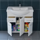 Тумба напольная «СаНта. Эльбрус 80», с раковиной «Классик 80», цвет белый 10014196