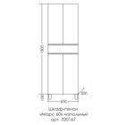 Шкаф-пенал СаНта «Марс 60», напольный 10014225