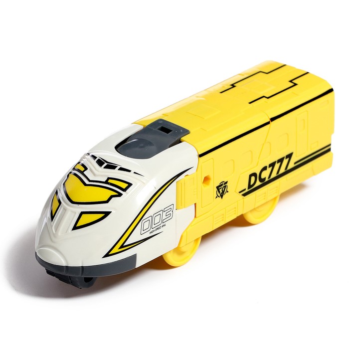 Робот «Поезд», трансформируется, цвет жёлтый - фото 1909259799
