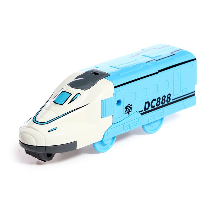 Робот «Поезд», трансформируется, цвет синий - фото 1909259808
