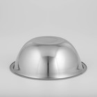 Миска глубокая из нержавеющей стали Доляна «Индия», 1,9 л, d=24 см - Фото 3