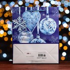Пакет подарочный "Новогодняя гирляда подарков",  26 х 32 х 12 см - Фото 4