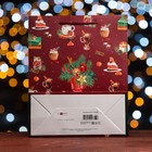 Пакет подарочный новогодний ламинированный «В ожидании чуда », 26×32×12 см - Фото 4