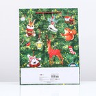 Пакет подарочный новогодний ламинированный «Салют подарков », 33×42.5×10 см - Фото 2