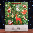 Пакет подарочный новогодний ламинированный «Салют подарков », 33×42.5×10 см - Фото 4