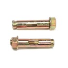 Анкерный болт ЛОМ, с гайкой, оцинкованный, 12х60 мм, 80 шт - фото 22520207