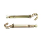 Анкерный болт ЛОМ, с крюком, оцинкованный, 8х80 мм, 50 шт - фото 24651217