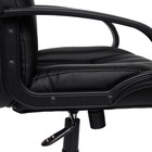 Кресло офисное для руководителя СН833, с подлокотниками, на колёсиках, экокожа, цвет чёрный 36 – 6 - Фото 4