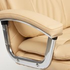 Кресло офисное для руководителя SOFTY LUX 36-34, 650×450×1360 мм, экокожа, цвет бежевый 9868628 - фото 319813750