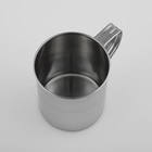 Кружка Доляна «Индия», 330 мл, d=7.8 см, нержавеющая сталь - Фото 4