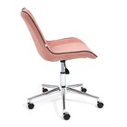 Кресло руководителя STYLE флок, розовый, 137 - Фото 2