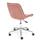 Кресло руководителя STYLE флок, розовый, 137 - Фото 3