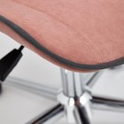Кресло руководителя STYLE флок, розовый, 137 - Фото 6