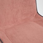 Кресло руководителя STYLE флок, розовый, 137 - Фото 7