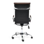 Кресло офисное для руководителя URBAN, с подлокотниками, на колёсиках, экокожа, цвет коричневый 36 - Фото 5