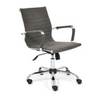 Кресло руководителя URBAN-LOW флок, серый, 29 - фото 109584242