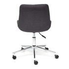 Кресло офисное для работы STYLE, без подлокотников, на колёсиках, ткань, цвет серый F68 - Фото 4