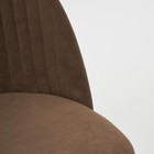 Кресло оператора MELODY флок, коричневый, 6 - Фото 6