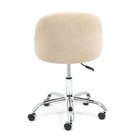 Кресло офисное для работы MELODY, на колёсиках, флок, цвет бежевый 7 - Фото 4