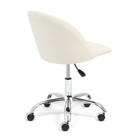 Кресло офисное для работы MELODY, на колёсиках, флок, цвет молочный 4 - Фото 3