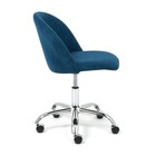 Кресло офисное для работы MELODY, на колёсиках, флок, цвет синий 32 - Фото 2