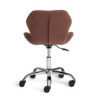 Кресло офисное оператора SELFI, на колёсиках, флок, цвет коричневый 6 9868767 Кресло офисное оператора SELFI, на колёсиках, флок, цвет коричневый 6 9868767