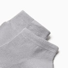 Носки мужские укороченные, цвет серый, размер 25-27 (38-42) - Фото 2