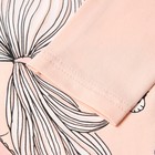 Лонгслив для девочки, цвет персик, рост 146 см - Фото 3
