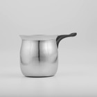 Турка из нержавеющей стали для кофе Доляна «Индия», 600 мл - Фото 3
