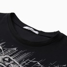 Футболка для мальчика, цвет черный, рост 146 см - фото 24525213